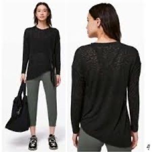 Lululemon Tie You Practice LS Long Sleeve Top